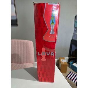 Lava Brand lava lamp blue/green NIB 8624